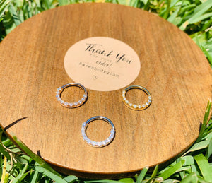 Sterling Silver Hoops