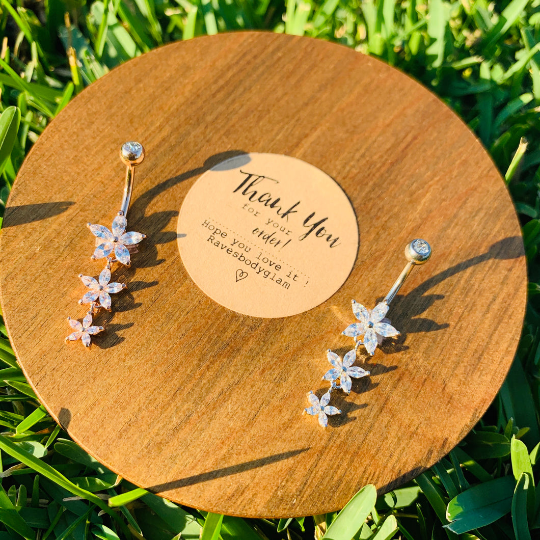 Triple Marquise flower